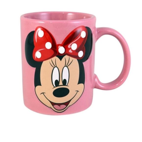 New Minnie Mouse Face Disney Coffee Mug - 11 oz - Picture 4 of 11